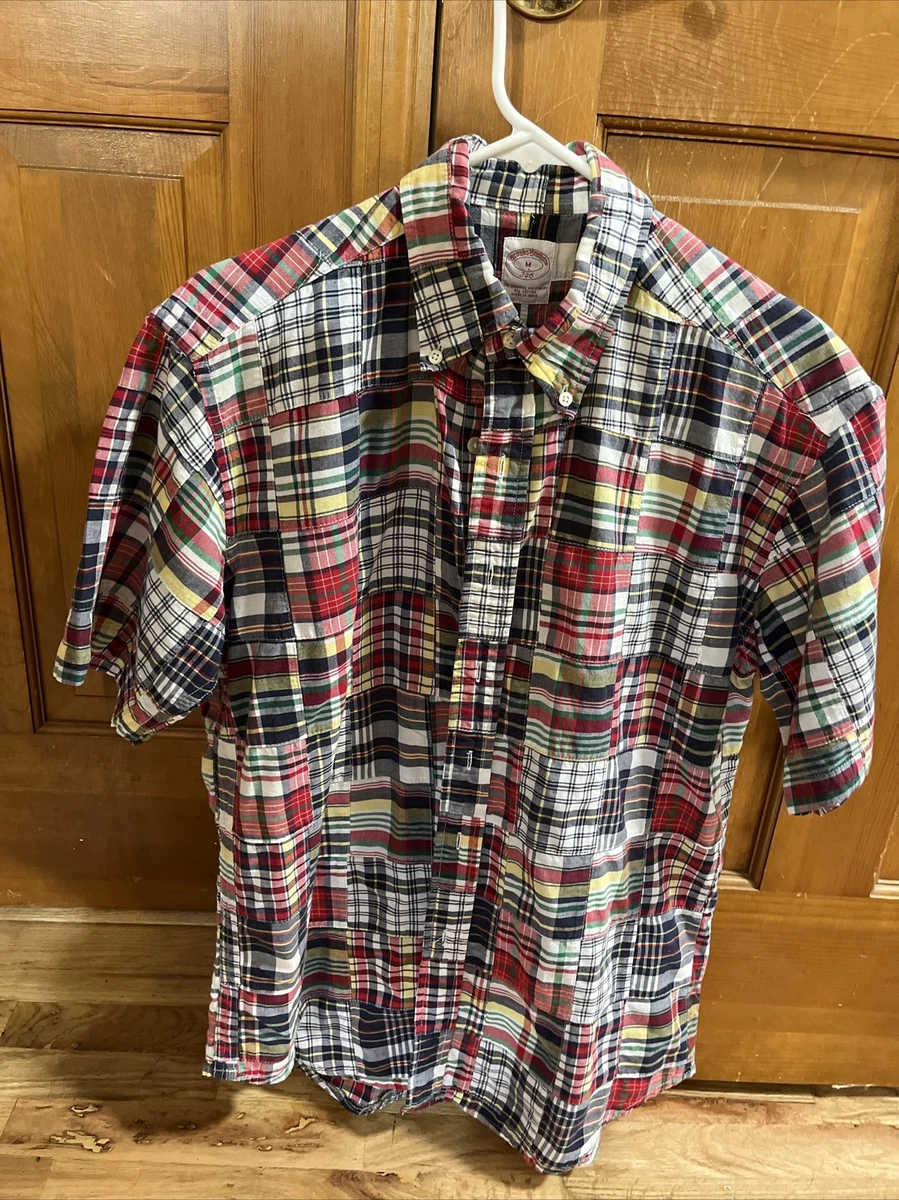 Brooks Brothers 346 Men s Medium Short sleeve shirt eBay