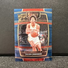 2021-22 Panini Select - Concourse Jalen Johnson #17 Blue (RC)