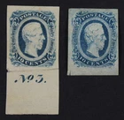 CKStamps: US Stamps Collection CSA Scott#11 12 Mint H OG #12 Selvage Crease