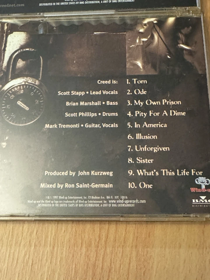 CREED 2 CD Lot “Human Clay, My Own Prison” like Staind, Nickelback, 3 Doors Down Foto 3 de 4