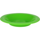 Lime Green Round Reusable Plastic Bowls Birthday Party Supplies 18cm Pack of 20