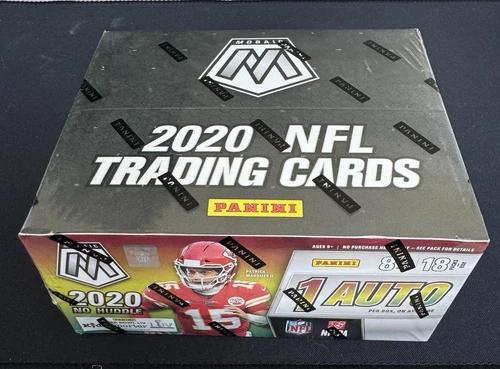 2020 Panini Mosaic No Huddle Football Sealed Hobby Box - 1 Auto