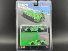 Mini GT Porsche 911 GT3 R #77 AO Racing 2024 IMSA Daytona 24 Hrs REXY #889 1/64