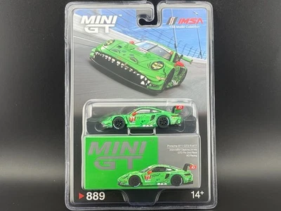 TSM Mini Gt Porsche 911 Gt3 R #77 Ao Racing 2024 Imsa Daytona 24 Hrs Rexy #889 1/64