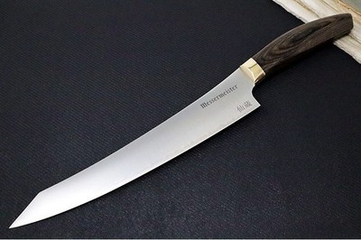 Messermeister Kawashima Series - 10'' Slicer Knife  - Walnut Pakkawood Handle