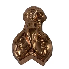 Vintage Copper Lobster Fish Mold Wall Hanging Kitchen Decor Tin Lined 3D Baking