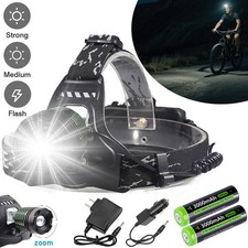 9900000LM LED Headlamp Rechargeable Super Bright Headlight Flashlight Head Torch