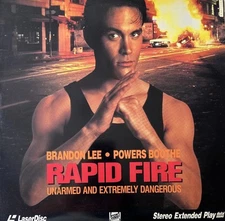 RAPID FIRE Unarmed and Extremely Dangerous  Laserdisc Stereo Extended Play