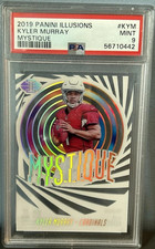 2019 Panini Illusions: Kyler Murray (#KYM) Mystique Gold Rookie Card /399 PSA 9. rookie card picture