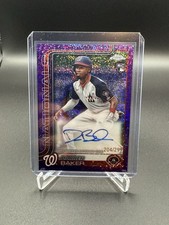 🔥2025 Topps Chrome Rookie Auto Purple Speckle /299 #RA-DB Darren Baker RC🔥