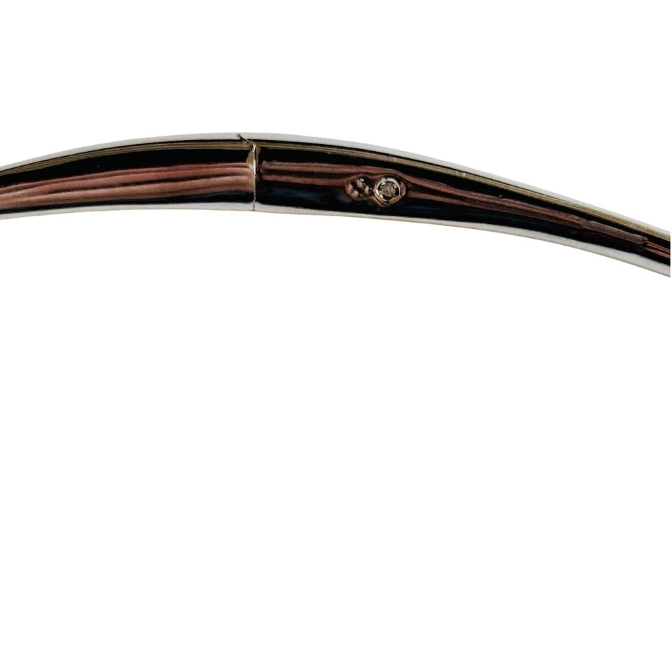 Nadri Necklace Cubic Zirconia Collar Rare Silver Plated High End Designer Mod - Image 4 of 4