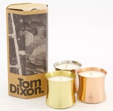 Image of New Tom Dixon Eclectic Candle Gift Set London Vetiver Oud Patchouli Earl Grey