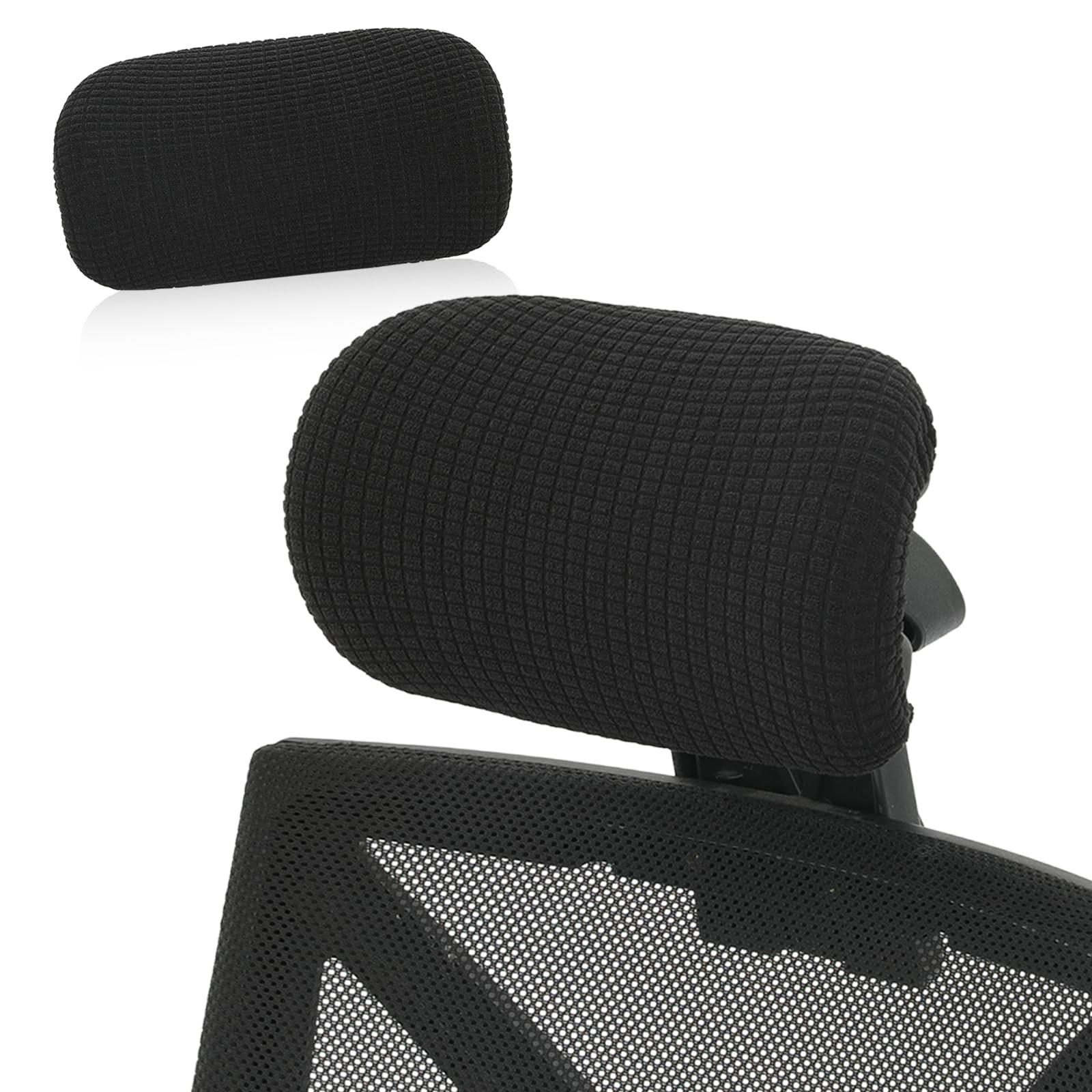 Pillow Cover Replacement Headrest Black