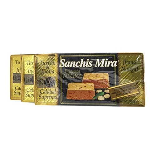 Sanchis Mira Turrón de Jijona. 7 oz. Recién llegado de España. Pack de 3 Foto 2 de 2