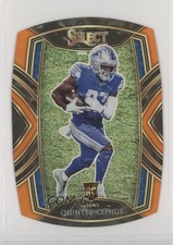 2020 Panini Select Club Level Orange Prizm Die-Cut Quintez Cephus #300 0y5l