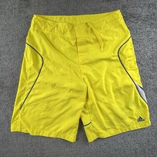 Adidas Performance BOARD Walk Swim Shorts Beach Pant Trunks Mens L Yellow