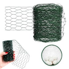 Chicken Wire Mesh Roll - 3m x 10cm Metal Mesh for Chicken Coop for Flower 3.26 per metre