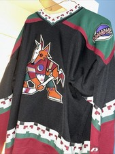  Phoenix Coyotes NHL Hockey Jersey Black Green Burgundy White