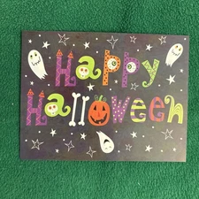 Leanin’ Tree Halloween Greeting Note Card “Happy Halloween…”