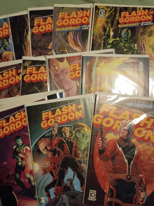 Flash Gordon issues 0, 1 3-15 Quarterly 1-4, 6 Lot Of 21 Mad Cave Comics