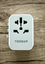 TESSAN Universal Travel Adapter, International Power Adapter 5.6A 3 USB C 2 USB