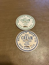Lot of 2 Bellview Milk Co.Cleveland,Ohio.Milk...
