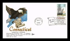 CONNECTICUT STATEHOOD BICENTENNIAL FDC GILL CRAFT CACHET US COVER