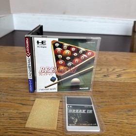 NEC PC Engine Hucard - Break In - Import Japan Japanese US SELLER Billiards