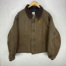 Carhartt Sandstone Jacket Arctic Quilt Lined Mens 3XL J22 CHT Chestnut EUC