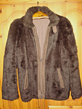 Jugend Herbst-Winterjacke Kunstfell-Pelzjacke Gr.90 Malimo Teddy, gebraucht