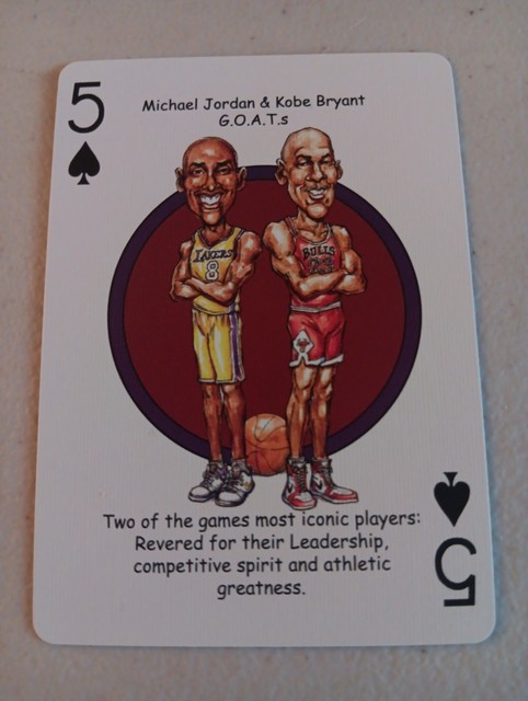 Michael Jordan Kobe Bryant Card Hero Decks Playing Card Basketball Card NBA
