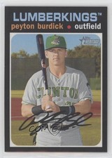 2020 Topps Heritage Minor League Edition Peyton Burdick #89 0ol8
