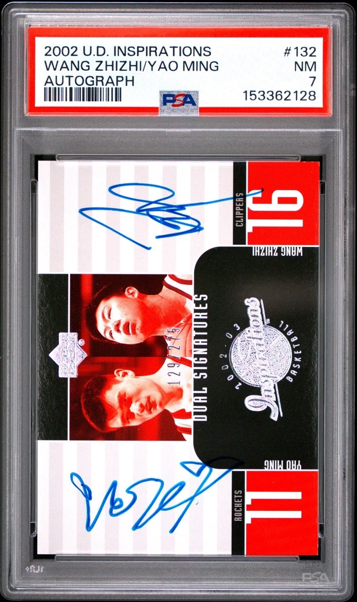 Yao Ming Basketball Original Autographed Sports Trading Cards