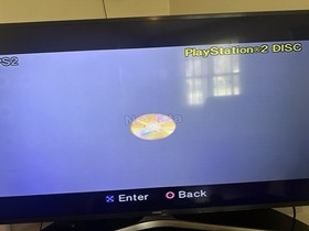 Sony PlayStation 2 PS2 Fat SCPH-39001/N w/  Cords & Network Adapter. Tested!