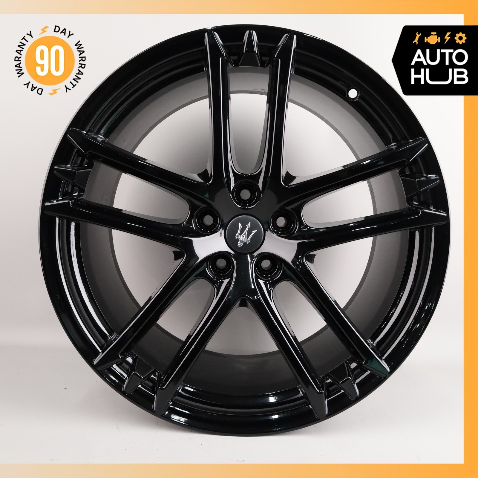 Maserati GranTurismo M145 10.5 x 20 20" Rear Wheel Rim Black 83078500 OEM