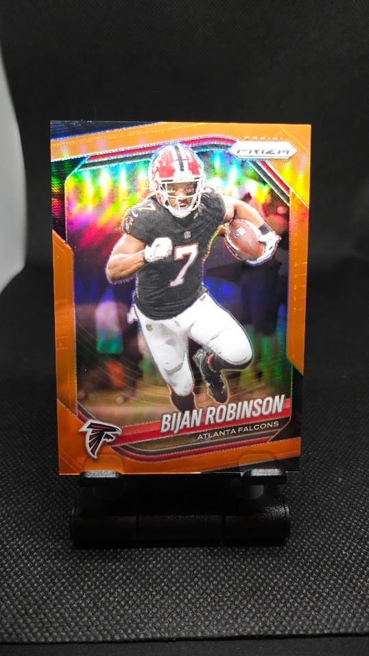 2025 Panini Prizm - Bijan Robinson #96 Orange Prizm /249