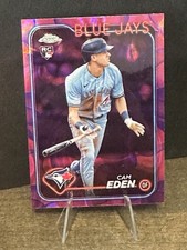 2024 Topps Chrome Update Cam Eden * Purple Lava Lamp * /299 USC96 Rookie RC