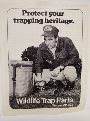 1979 Vintage Woodstream Cor. Lancaster Pennsylvania Wildlife Trapping Parts Fur - Picture 2 of 8