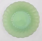 Anchor Hocking Fire King Berry Dessert Bowl Jadeite Swirl 5 Inch Vintage