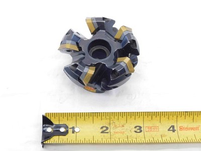 SANDVIK 2'' O.D. FACE MILL RA245-051R19-12H 3/4 PILOT 5 POCKETS R245-12T 2.0