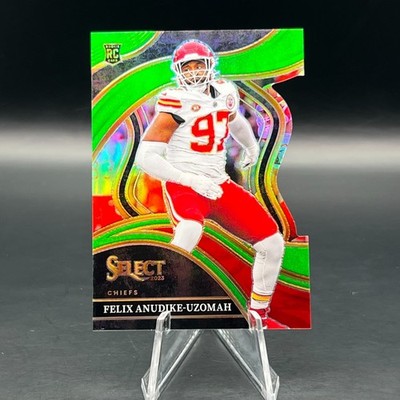2023 Panini Select - Felix Anudike-Uzomah #269 Neon Green Prizm Die-Cut /499 RC