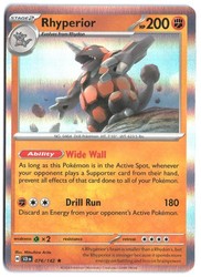 Rhyperior 076/142 Stellar Crown Holo Rare