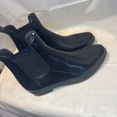 Lauren Ralph Lauren Women s Rain Boots Tally-Bo-Rai Black Size 10B