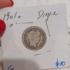 1901-O Barber Silver Dime (EB1)