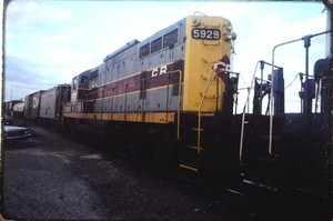 CONRAIL 5929 buffalo, ny aug13-77  35mm kodak photo slide