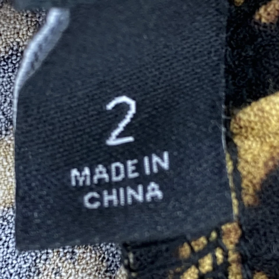 Pantalones Cortos Para Mujer Torrid (2) Estampado Leopardo Usado Corbata Cintura Talla 18 Foto 4 de 4