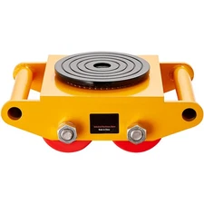 Machinery Skate Dolly Machinery Mover 13200lbs/6T Carbon Steel 4 PU Wheels
