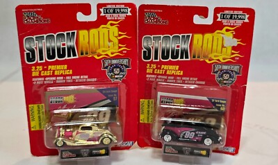 1998 Jeff Burton #99 Exide 1934 Ford 1/64 Black & Gold Stock Rods Issue #97
