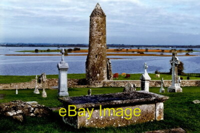 Photo 6x4 Clonmacnoise - Temple Finghin and River Shannon Also called St  c2002