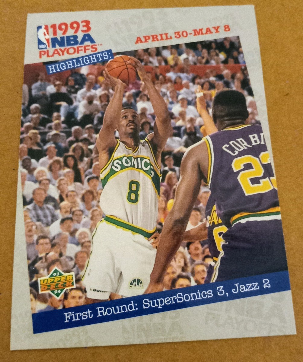 1993-94 Upper Deck NBA Playoffs Highlights Card #185